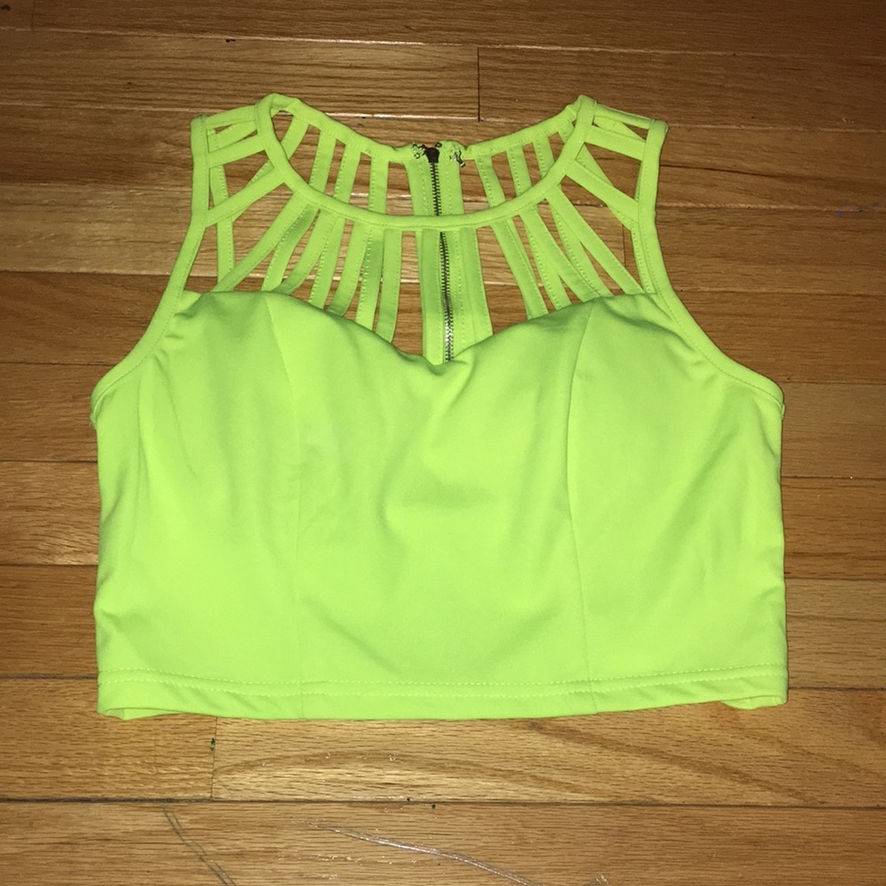 Neon Crop Top